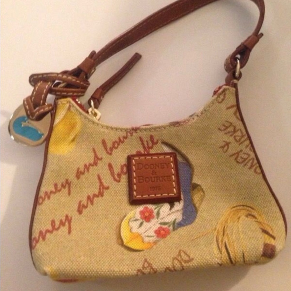 Rare Dooney and Bourke Bitsy bag - Texas Western Cowboy Boots print